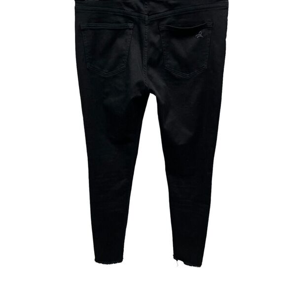 DL 1961 x Jessica Alba No. 7 Womens Jumpsuit Scorpion Button Zip Pockets Black S - Picture 7 of 10